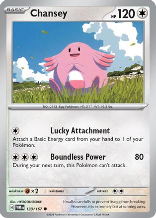Chansey (133/167) [SV06 Twilight Masquerade] - Common