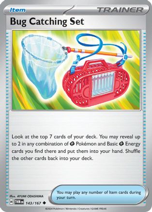 Bug Catching Set (143) [SV06 Twilight Masquerade] Reverse Holofoil - Uncommon