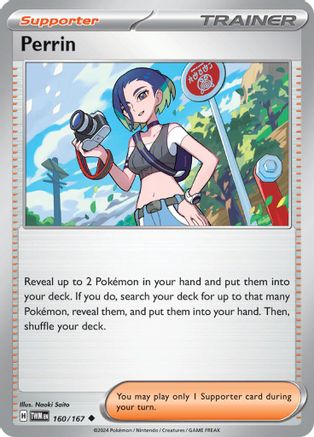 Perrin (160/167) [SV06 Twilight Masquerade] Reverse Holofoil - Uncommon
