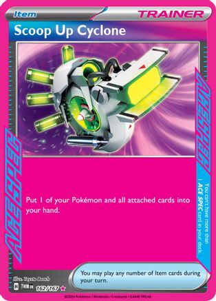 Scoop Up Cyclone (162) [SV06 Twilight Masquerade] Holofoil - ACE SPEC Rare