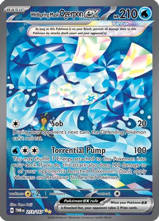 Wellspring Mask Ogerpon ex (213/167) [SV06 Twilight Masquerade] Holofoil - Special Illustration Rare