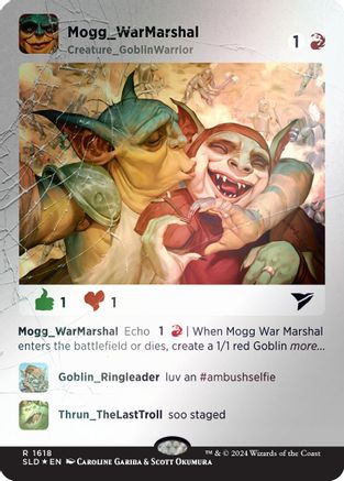Mogg War Marshal (Rainbow Foil) (SLD-1618) [Secret Lair Drop Series] Foil