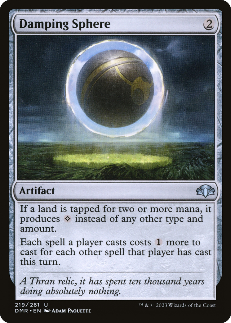 Damping Sphere (DMR-219) [Dominaria Remastered] Foil