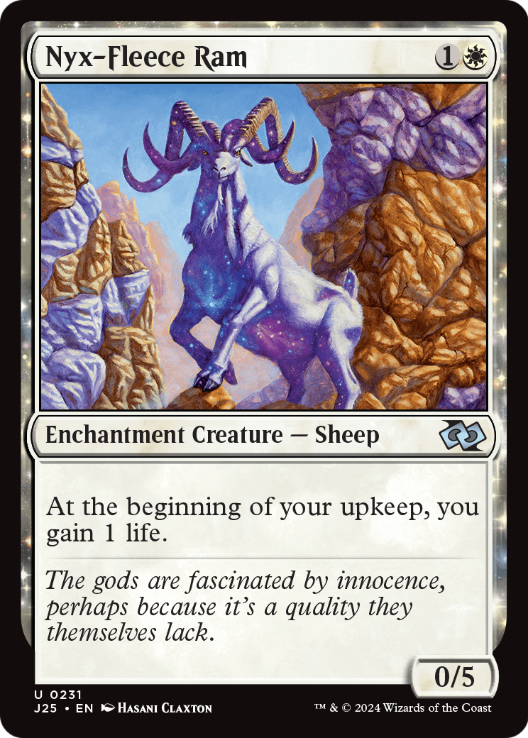 Nyx-Fleece Ram (J25-231) [Foundations Jumpstart]