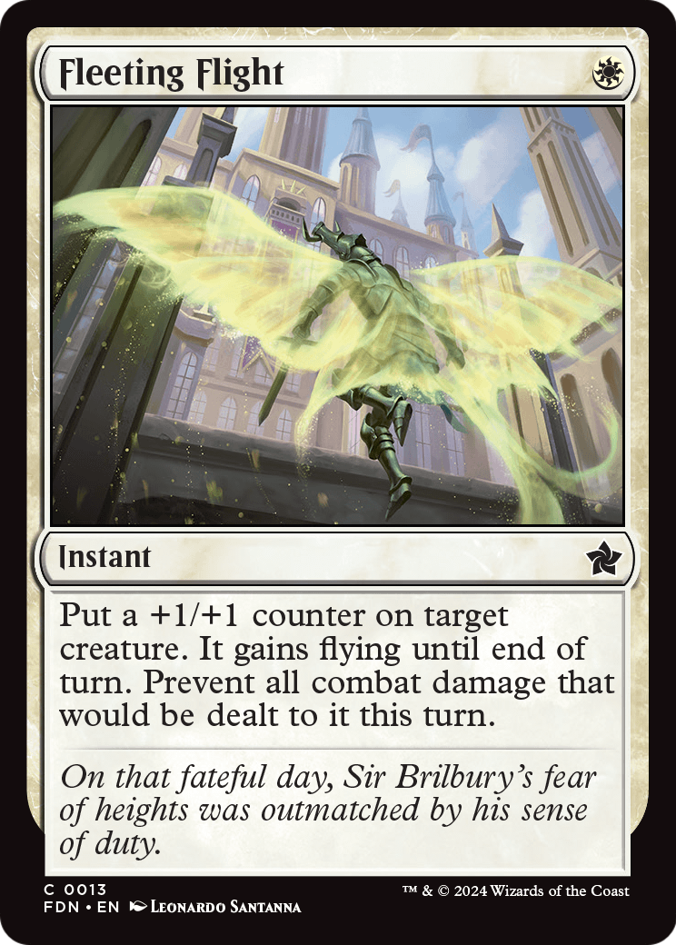 Fleeting Flight (FDN-013) [Foundations] Foil