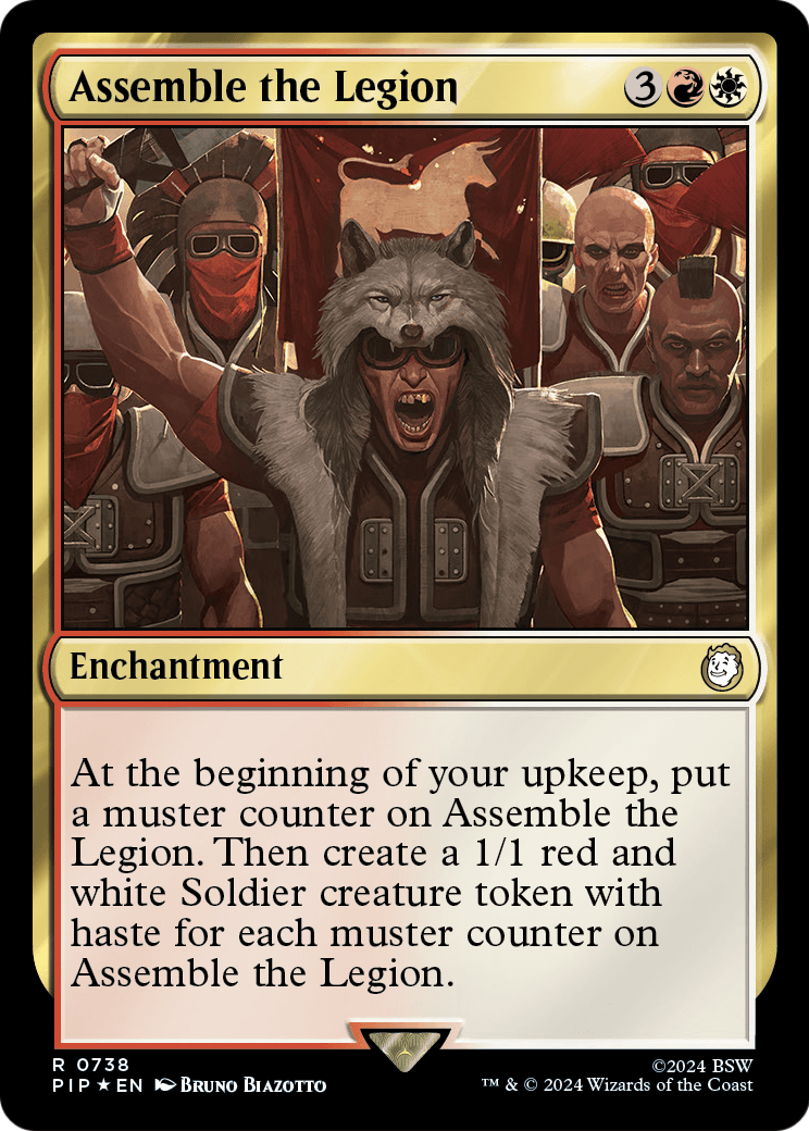 Assemble the Legion (Surge Foil) (PIP-738) [Fallout] Foil