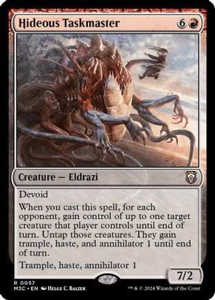 Hideous Taskmaster (M3C-057) [Modern Horizons 3 Commander]
