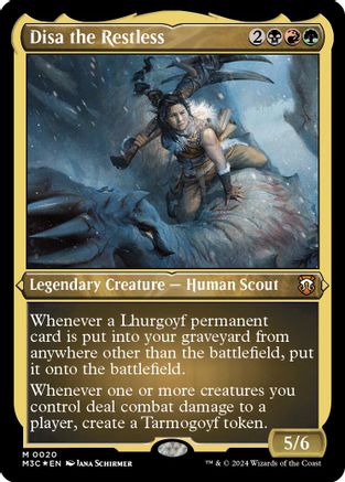 Disa the Restless (Foil Etched) (M3C-020) [Modern Horizons 3 Commander] Foil