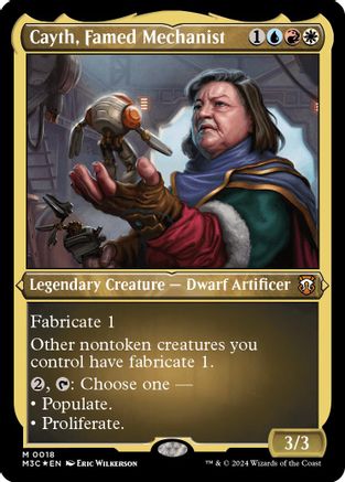 Cayth, Famed Mechanist (Foil Etched) (M3C-018) [Modern Horizons 3 Commander] Foil