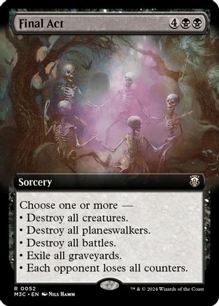 Final Act (Extended Art) (Ripple Foil) (M3C-052) [Modern Horizons 3 Commander] Foil