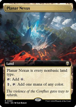 Planar Nexus (Extended Art) (Ripple Foil) (M3C-080) [Modern Horizons 3 Commander] Foil