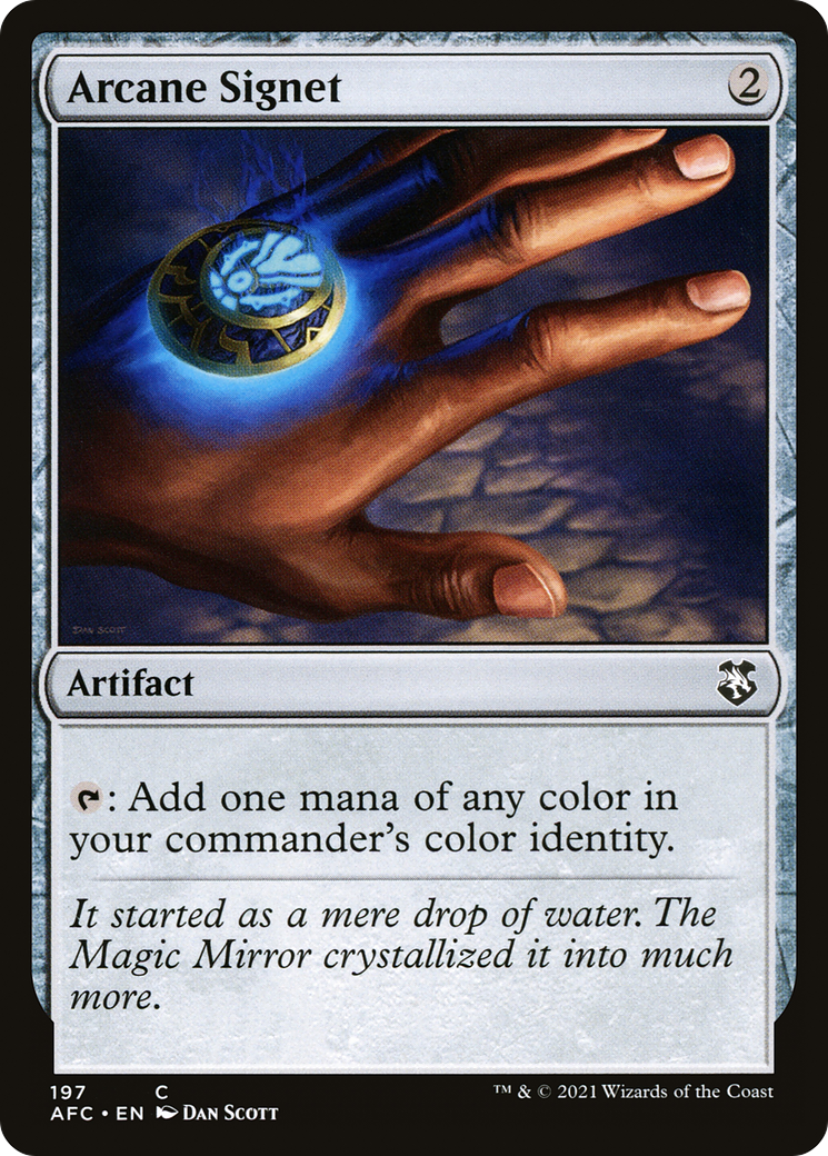 Arcane Signet (AFC-197) [Forgotten Realms Commander]