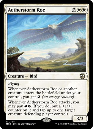 Aetherstorm Roc (Ripple Foil) (M3C-164) [Modern Horizons 3 Commander] Foil