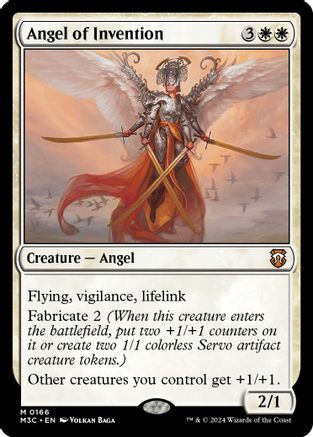Angel of Invention (Ripple Foil) (M3C-166) [Modern Horizons 3 Commander] Foil