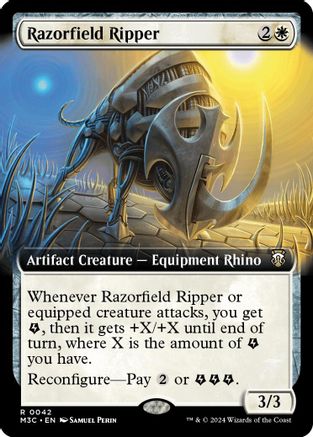 Razorfield Ripper (Extended Art) (Ripple Foil) (M3C-042) [Modern Horizons 3 Commander] Foil