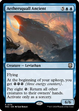 Aethersquall Ancient (Ripple Foil) (M3C-174) [Modern Horizons 3 Commander] Foil