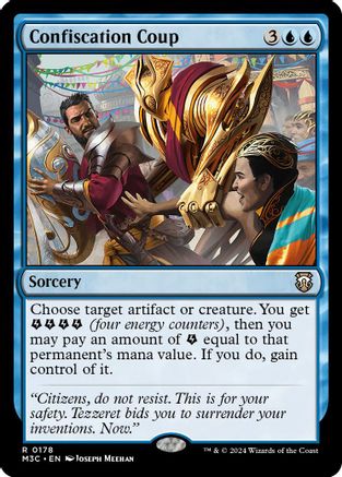 Confiscation Coup (Ripple Foil) (M3C-178) [Modern Horizons 3 Commander] Foil