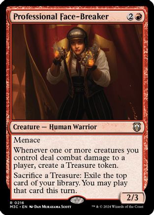 Professional Face-Breaker (Ripple Foil) (M3C-216) [Modern Horizons 3 Commander] Foil