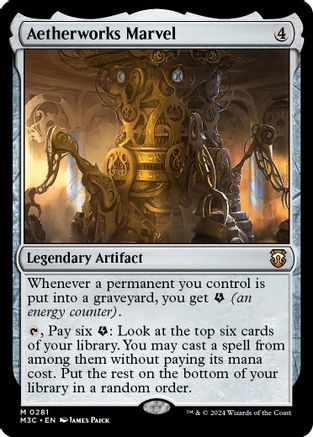 Aetherworks Marvel (Ripple Foil) (M3C-281) [Modern Horizons 3 Commander] Foil