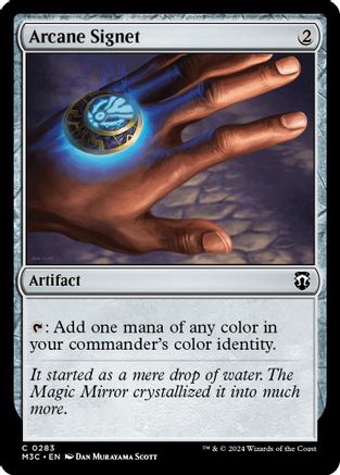 Arcane Signet (Ripple Foil) (M3C-283) [Modern Horizons 3 Commander] Foil
