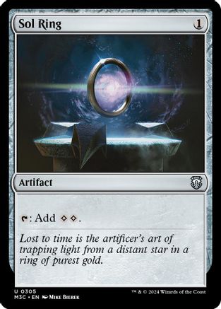 Sol Ring (Ripple Foil) (M3C-305) [Modern Horizons 3 Commander] Foil