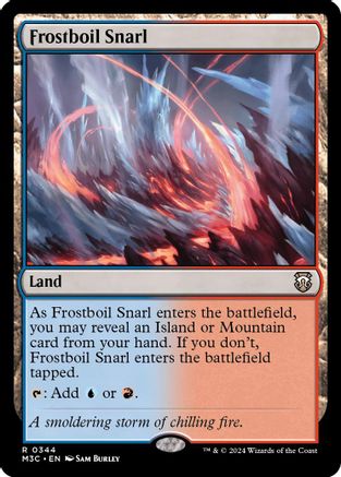Frostboil Snarl (Ripple Foil) (M3C-344) [Modern Horizons 3 Commander] Foil