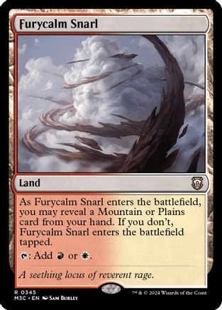 Furycalm Snarl (Ripple Foil) (M3C-345) [Modern Horizons 3 Commander] Foil