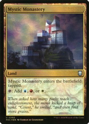 Mystic Monastery (Ripple Foil) (M3C-360) [Modern Horizons 3 Commander] Foil