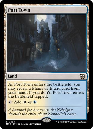 Port Town (Ripple Foil) (M3C-364) [Modern Horizons 3 Commander] Foil
