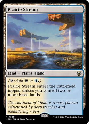 Prairie Stream (Ripple Foil) (M3C-365) [Modern Horizons 3 Commander] Foil