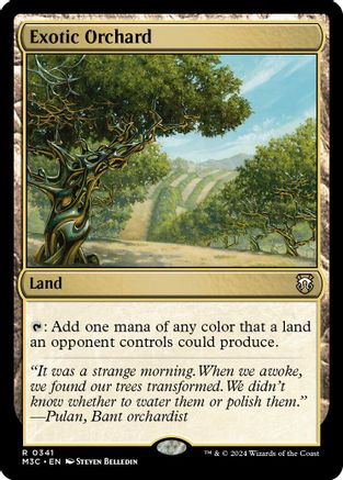 Exotic Orchard (Ripple Foil) (M3C-341) [Modern Horizons 3 Commander] Foil
