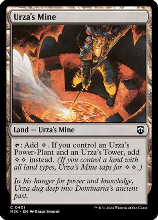 Urza's Mine (Ripple Foil) (M3C-401) [Modern Horizons 3 Commander] Foil