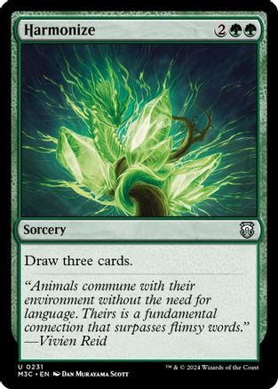 Harmonize (Ripple Foil) (M3C-231) [Modern Horizons 3 Commander] Foil