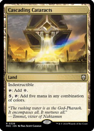 Cascading Cataracts (Ripple Foil) (M3C-326) [Modern Horizons 3 Commander] Foil
