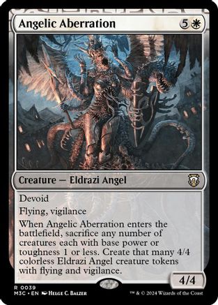 Angelic Aberration (Ripple Foil) (M3C-039) [Modern Horizons 3 Commander] Foil