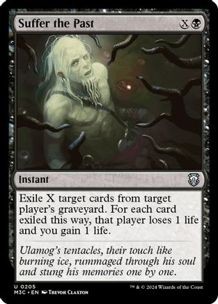 Suffer the Past (Ripple Foil) (M3C-205) [Modern Horizons 3 Commander] Foil