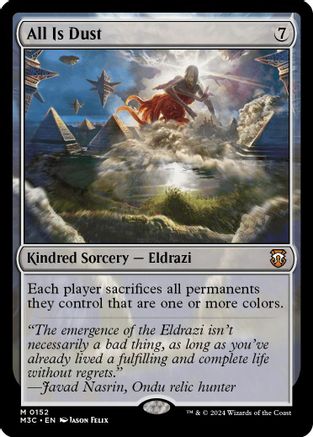 All Is Dust (Ripple Foil) (M3C-152) [Modern Horizons 3 Commander] Foil