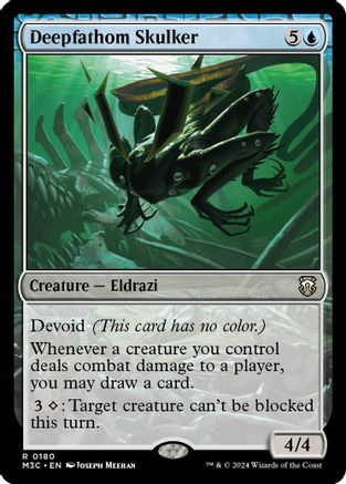 Deepfathom Skulker (Ripple Foil) (M3C-180) [Modern Horizons 3 Commander] Foil