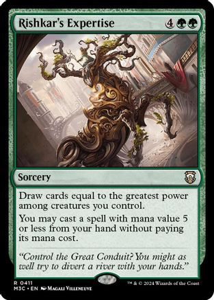 Rishkar's Expertise (Ripple Foil) (M3C-411) [Modern Horizons 3 Commander] Foil