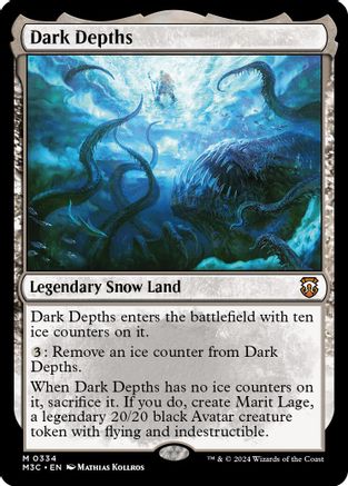 Dark Depths (Ripple Foil) (M3C-334) [Modern Horizons 3 Commander] Foil