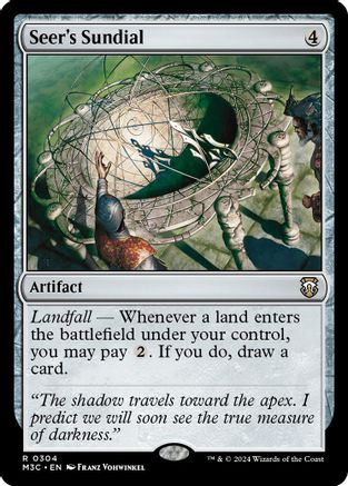 Seer's Sundial (Ripple Foil) (M3C-304) [Modern Horizons 3 Commander] Foil