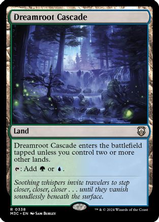 Dreamroot Cascade (Ripple Foil) (M3C-338) [Modern Horizons 3 Commander] Foil
