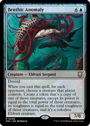 Benthic Anomaly (Ripple Foil) (M3C-046) [Modern Horizons 3 Commander] Foil