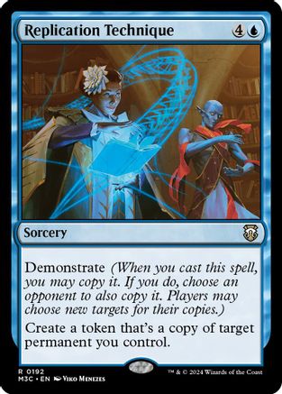 Replication Technique (Ripple Foil) (M3C-192) [Modern Horizons 3 Commander] Foil