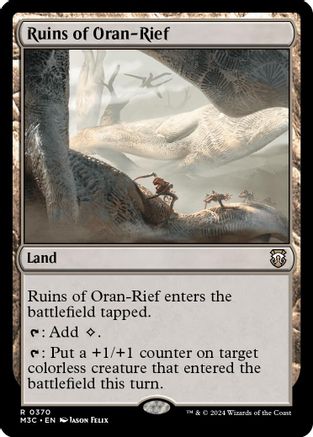Ruins of Oran-Rief (Ripple Foil) (M3C-370) [Modern Horizons 3 Commander] Foil