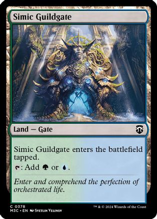 Simic Guildgate (Ripple Foil) (M3C-378) [Modern Horizons 3 Commander] Foil