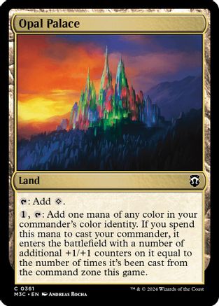 Opal Palace (Ripple Foil) (M3C-361) [Modern Horizons 3 Commander] Foil