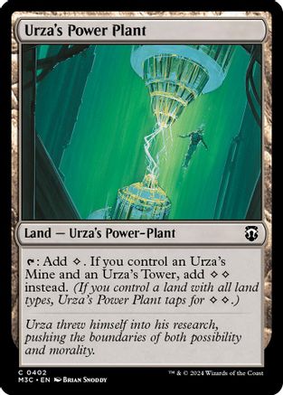 Urza's Power Plant (Ripple Foil) (M3C-402) [Modern Horizons 3 Commander] Foil