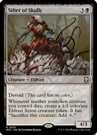Sifter of Skulls (Ripple Foil) (M3C-203) [Modern Horizons 3 Commander] Foil