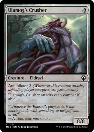 Ulamog's Crusher (Ripple Foil) (M3C-161) [Modern Horizons 3 Commander] Foil